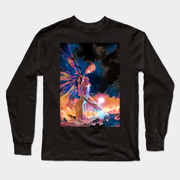 Rei Ayanami Angel Form - Evangelion Long Sleeve T-Shirt by hustlart